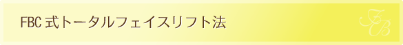 FBC式トータルフェイスリフト法